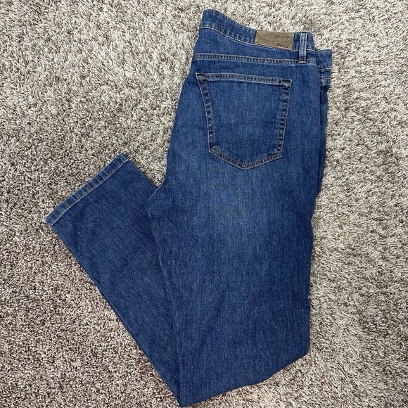 Johnnie-O Uno Stretch 5 Pocket Jeans Men's 40x32 (40x31) Morning Blue Comfort - Picture 1 of 12